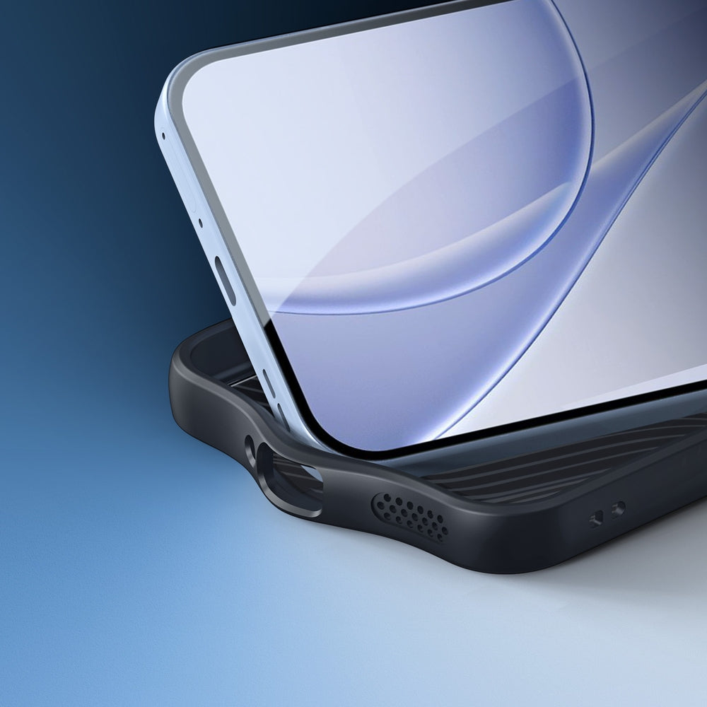 Handyhülle für Oppo Reno 15, Dux Ducis Aimo, Transparent mit Schwarzen Rahmen