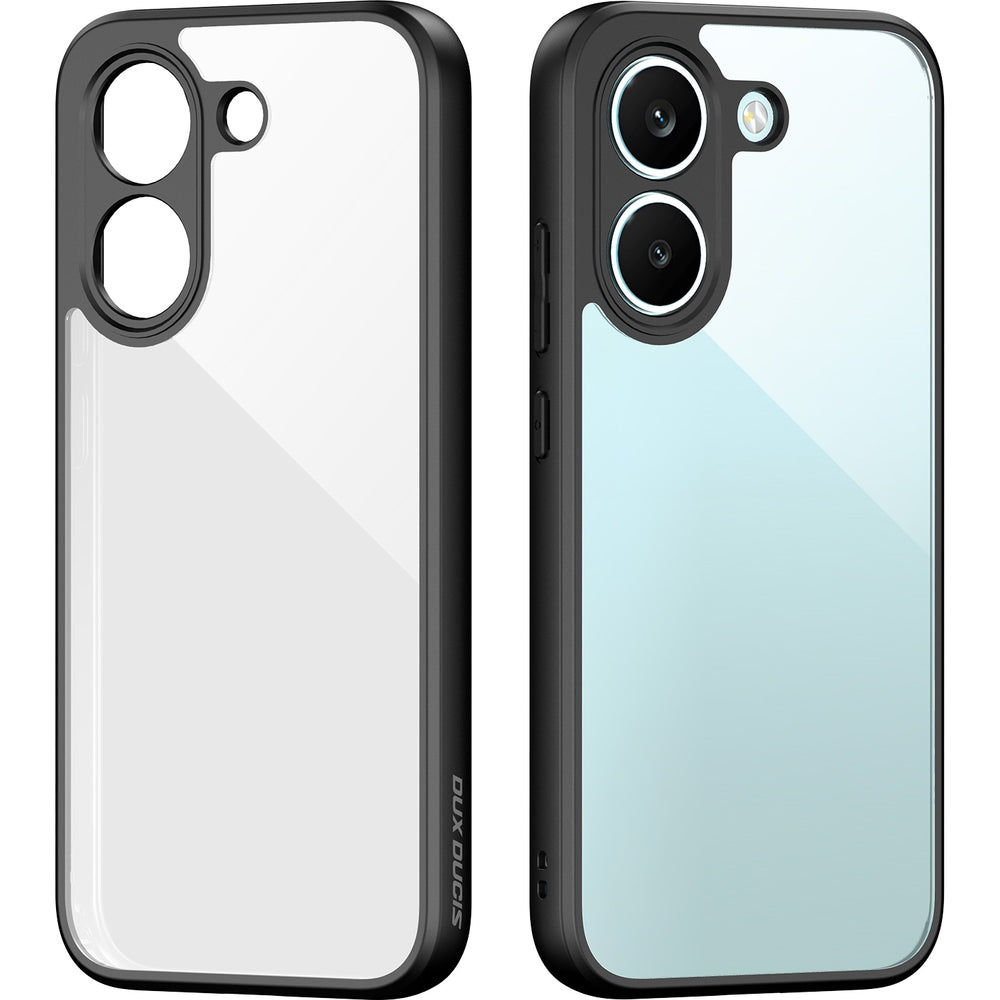 Handyhülle für Xiaomi POCO X8 Pro, Dux Ducis Aimo, Transparent mit schwarzen Rahmen