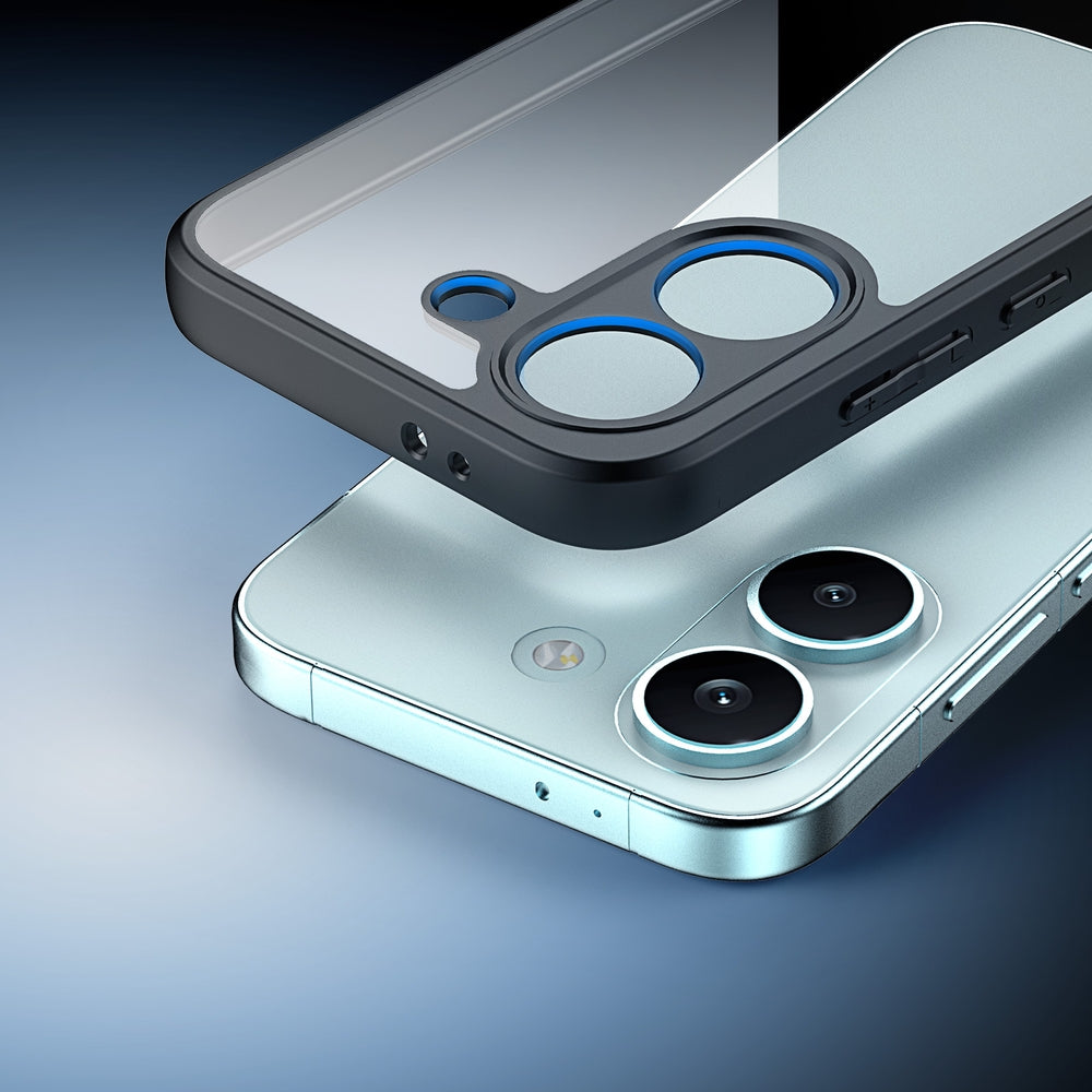 Handyhülle für Xiaomi POCO X8 Pro, Dux Ducis Aimo, Transparent mit schwarzen Rahmen