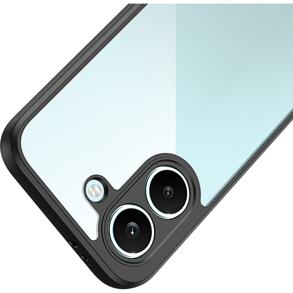 Handyhülle für Xiaomi POCO X8 Pro, Dux Ducis Aimo, Transparent mit schwarzen Rahmen