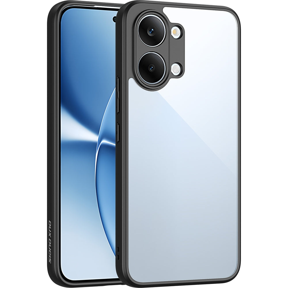 Handyhülle für Xiaomi POCO X8 Pro Max, Dux Ducis Aimo, Transparent mit schwarzen Rahmen
