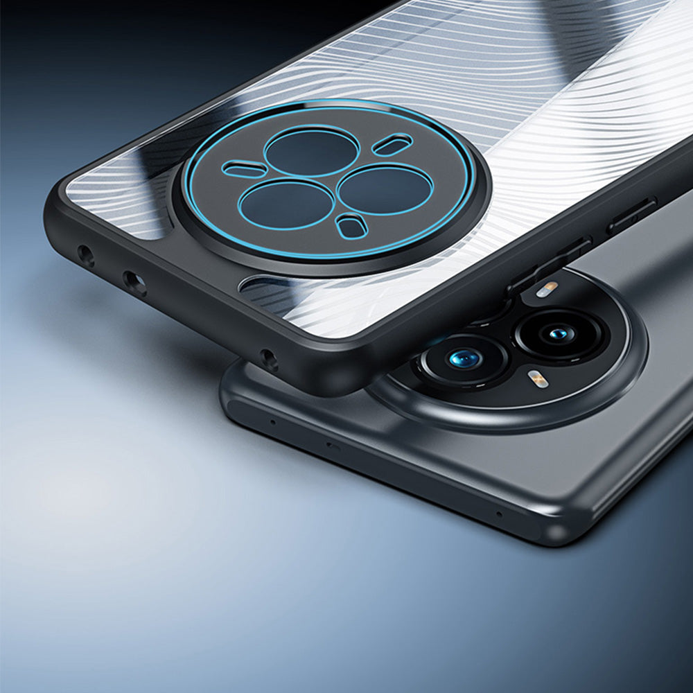 Handyhülle für Realme 14 Pro 5G, Dux Ducis Aimo, Transparent mit Schwarzem Rahmen