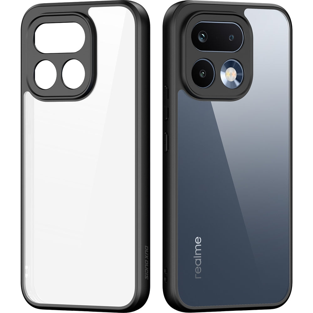 Handyhülle für Realme 16 Pro, Dux Ducis Aimo, Transparent mit Schwarzen Rahmen