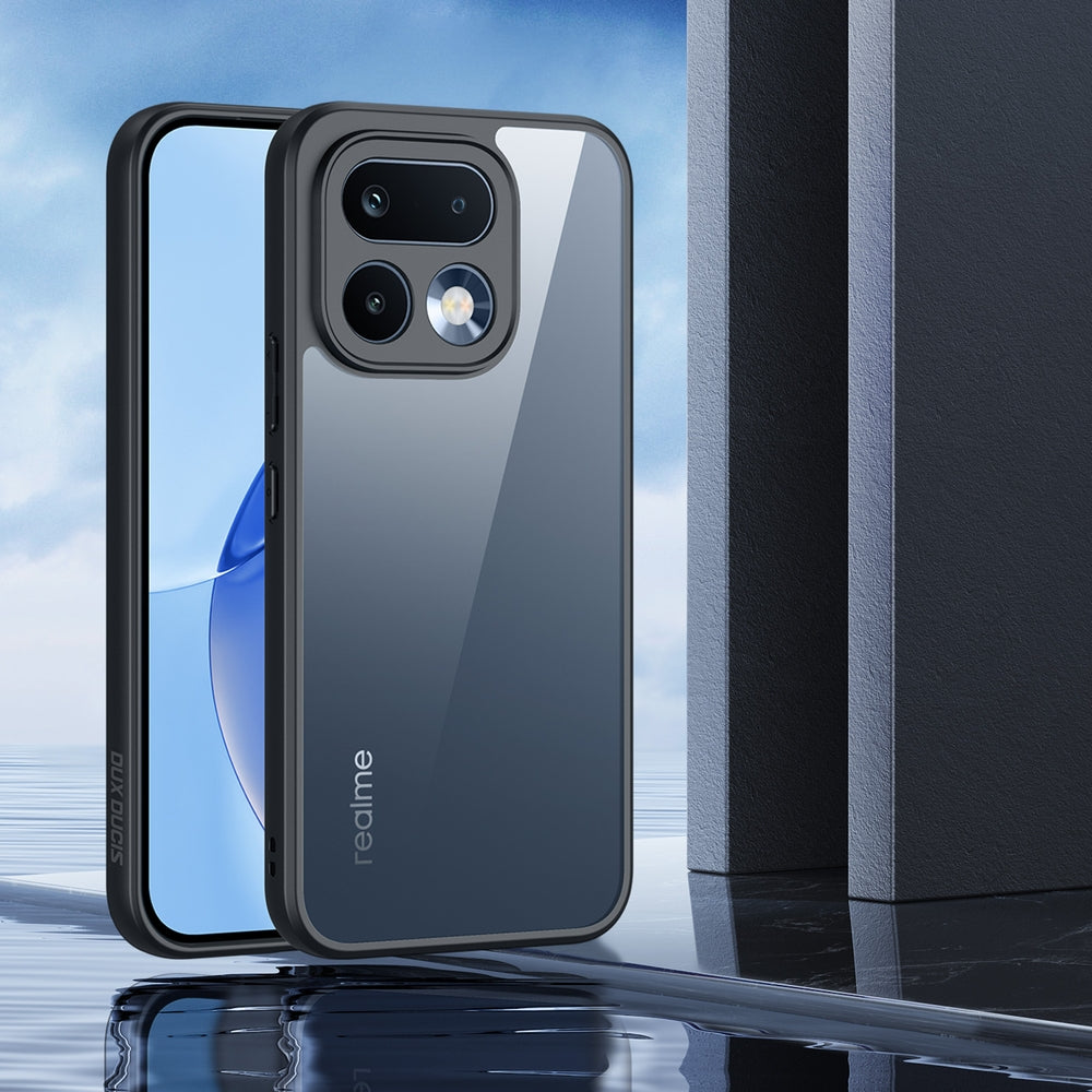Handyhülle für Realme 16 Pro, Dux Ducis Aimo, Transparent mit Schwarzen Rahmen