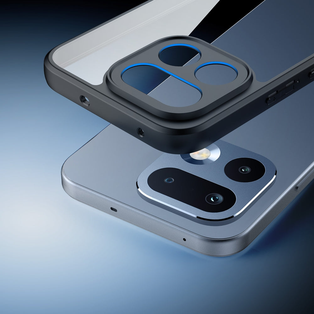 Handyhülle für Realme 16 Pro, Dux Ducis Aimo, Transparent mit Schwarzen Rahmen