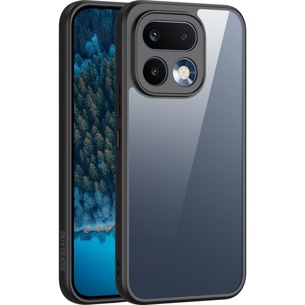 Handyhülle für Realme 16 Pro, Dux Ducis Aimo, Transparent mit Schwarzen Rahmen