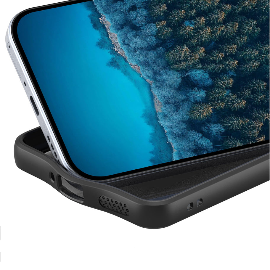 Handyhülle für Realme 16 Pro, Dux Ducis Aimo, Transparent mit Schwarzen Rahmen