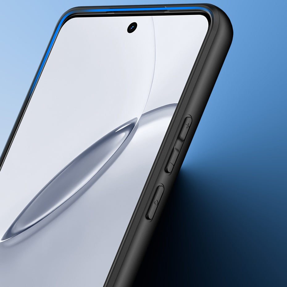 Handyhülle für Realme 16 Pro Plus, Dux Ducis Aimo, Transparent mit Schwarzen Rahmen
