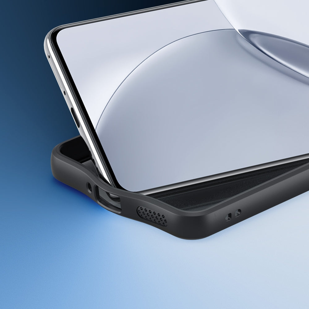 Handyhülle für Realme 16 Pro Plus, Dux Ducis Aimo, Transparent mit Schwarzen Rahmen