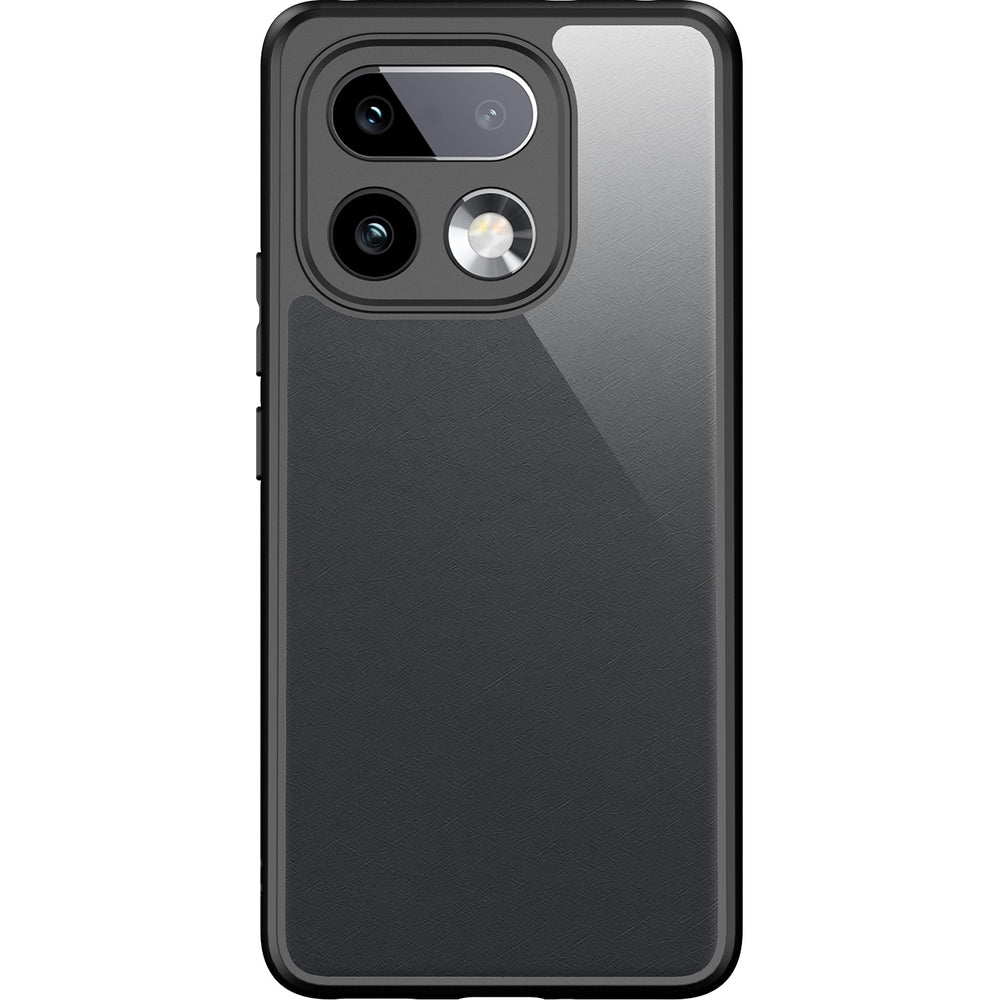 Handyhülle für Realme 16 Pro Plus, Dux Ducis Aimo, Transparent mit Schwarzen Rahmen