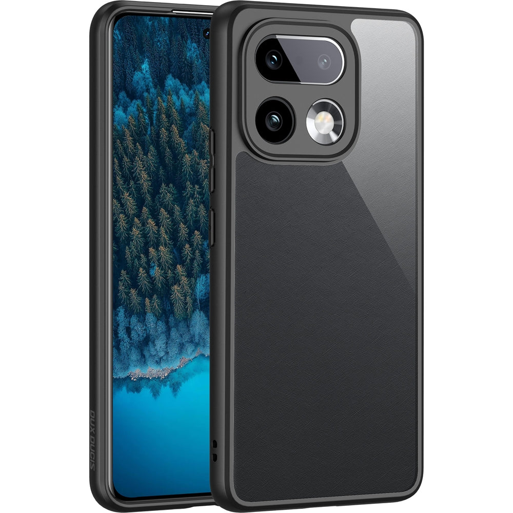 Handyhülle für Realme 16 Pro Plus, Dux Ducis Aimo, Transparent mit Schwarzen Rahmen