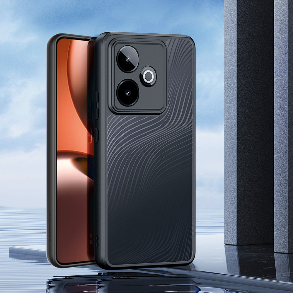 Handyhülle für Realme GT 7 / 7T, Dux Ducis Aimo, Schwarz und Transparent