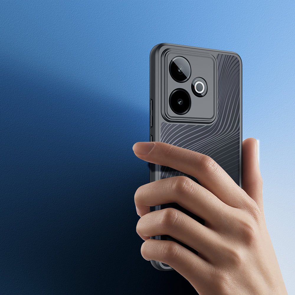Handyhülle für Realme GT 7 / 7T, Dux Ducis Aimo, Schwarz und Transparent