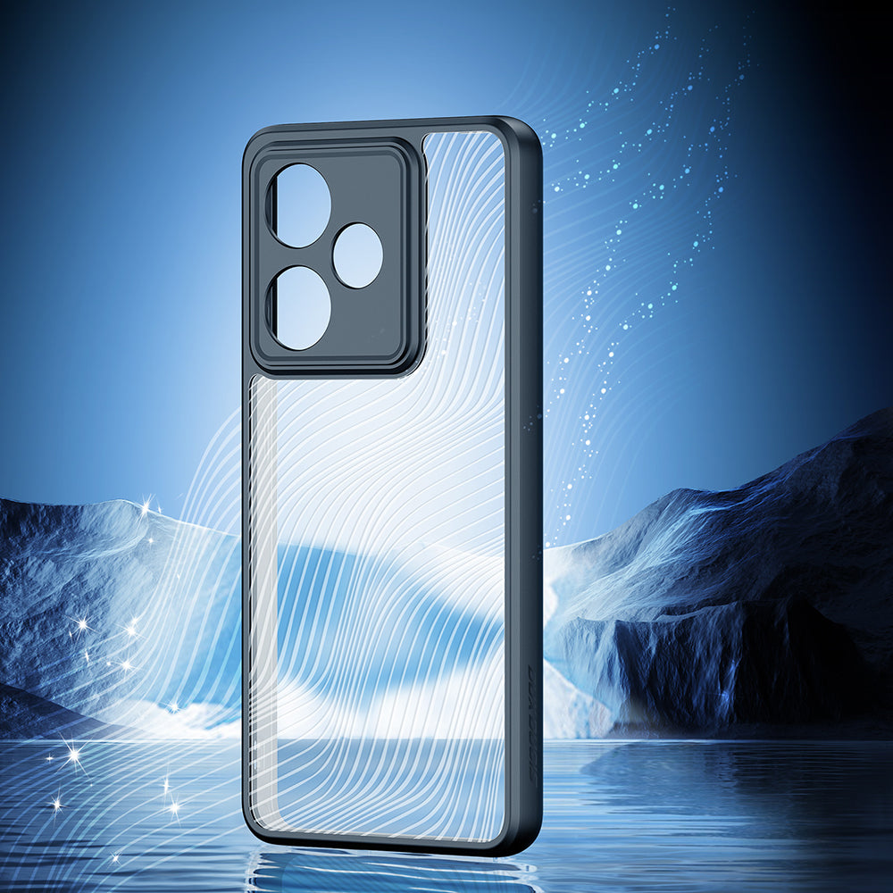 Handyhülle für Realme GT 7 / 7T, Dux Ducis Aimo, Schwarz und Transparent
