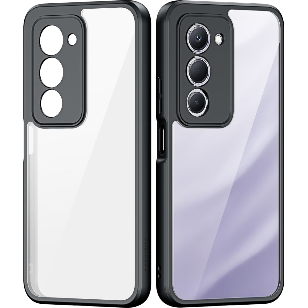 Handyhülle für Xiaomi Redmi 15 4G, Dux Ducis Aimo, Transparent mit schwarzen Rahmen