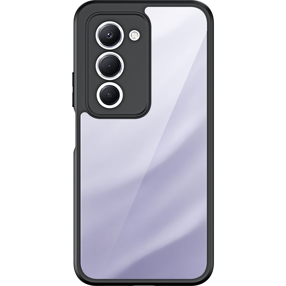 Handyhülle für Xiaomi Redmi 15 4G, Dux Ducis Aimo, Transparent mit schwarzen Rahmen