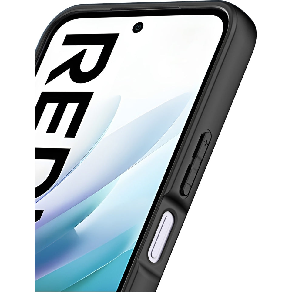Handyhülle für Xiaomi Redmi 15 4G, Dux Ducis Aimo, Transparent mit schwarzen Rahmen