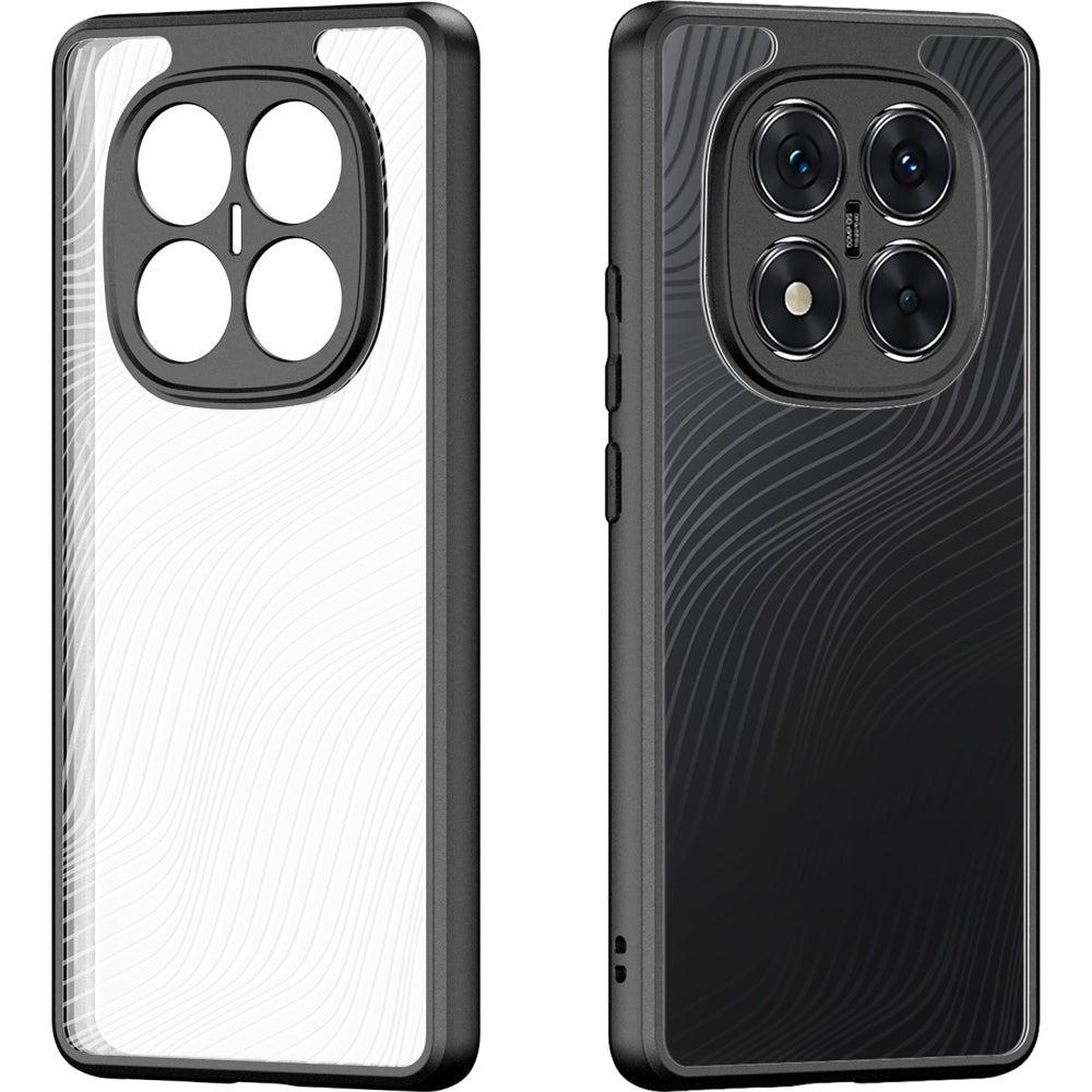 Handyhülle für Redmi Note 14 Pro Plus 5G, Dux Ducis Aimo, Schwarz und Transparent