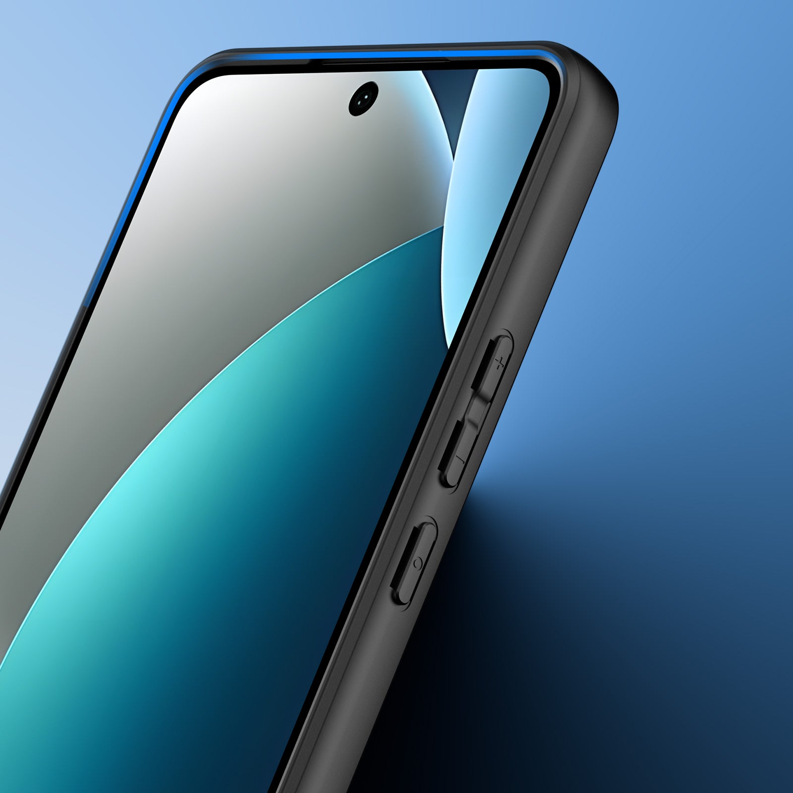 Handyhülle für Redmi Note 15 Pro 4G, Dux Ducis Aimo, Transparent mit Schwarzen Rahmen