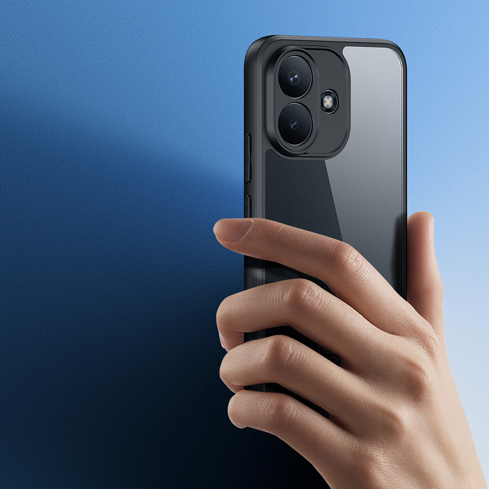 Handyhülle für Xiaomi Redmi Note 17 Pro 5G, Dux Ducis Aimo, Transparent mit schwarzen Rahmen