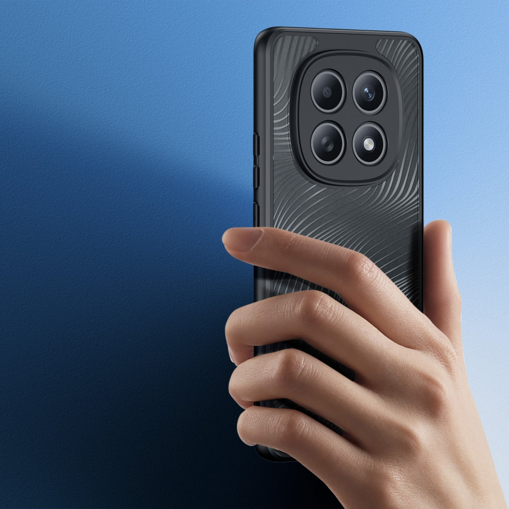 Handyhülle für Redmi Note 15 4G, Dux Ducis Aimo, Transparent mit Schwarzen Rahmen