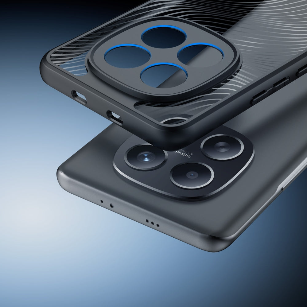 Handyhülle für Redmi Note 15 4G, Dux Ducis Aimo, Transparent mit Schwarzen Rahmen
