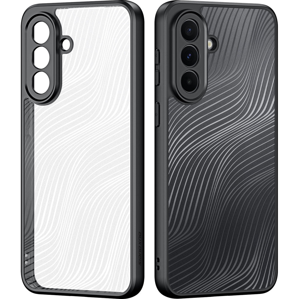 Handyhülle für Galaxy A37 5G, Dux Ducis Aimo, Transparent mit schwarzen Rahmen