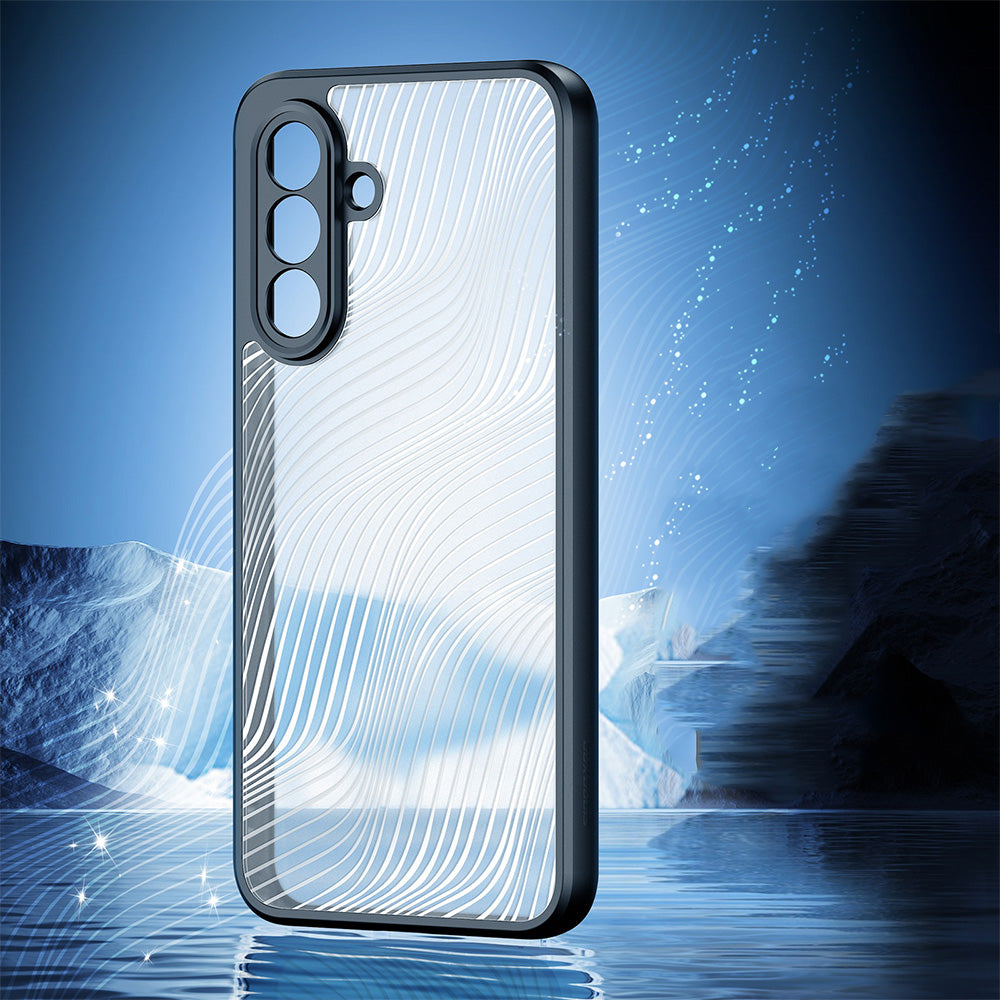 Handyhülle für Galaxy A56 5G / A36 5G, Dux Ducis Aimo, Transparent mit Schwarzen Rahmen