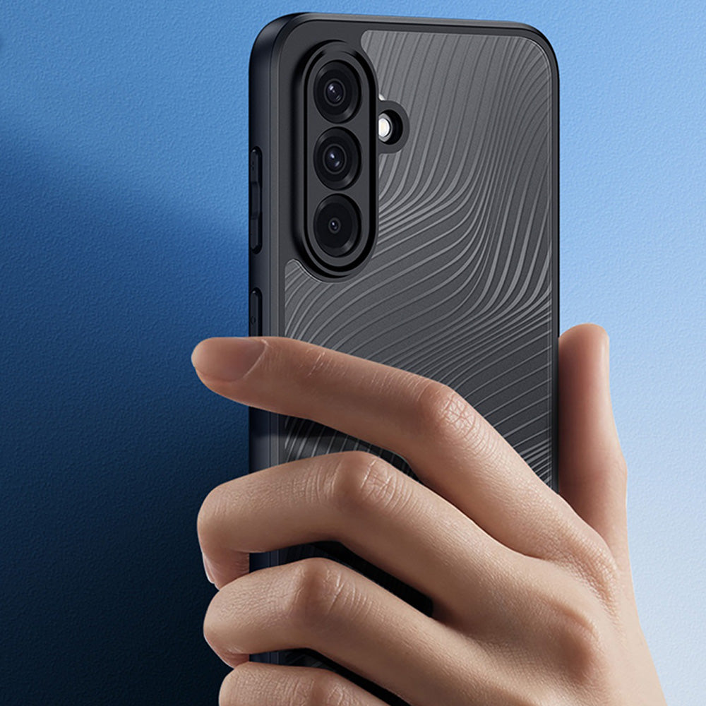 Handyhülle für Galaxy A56 5G / A36 5G, Dux Ducis Aimo, Transparent mit Schwarzen Rahmen