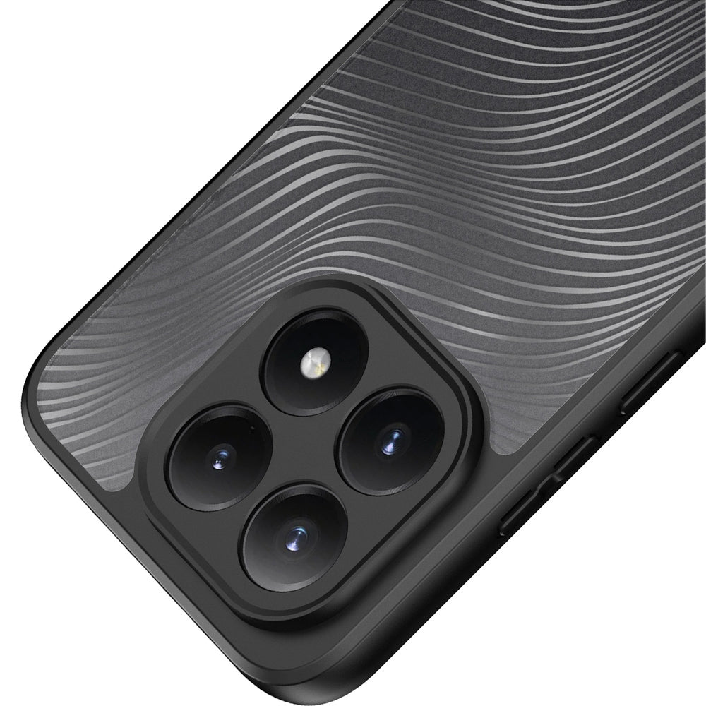 Handyhülle für Xiaomi 15T, Dux Ducis Aimo, Transparent mit schwarzen Rahmen