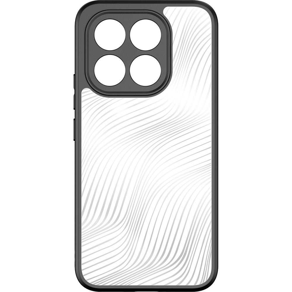 Handyhülle für Xiaomi 15T, Dux Ducis Aimo, Transparent mit schwarzen Rahmen