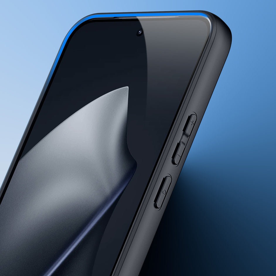 Handyhülle für Xiaomi 15T, Dux Ducis Aimo, Transparent mit schwarzen Rahmen