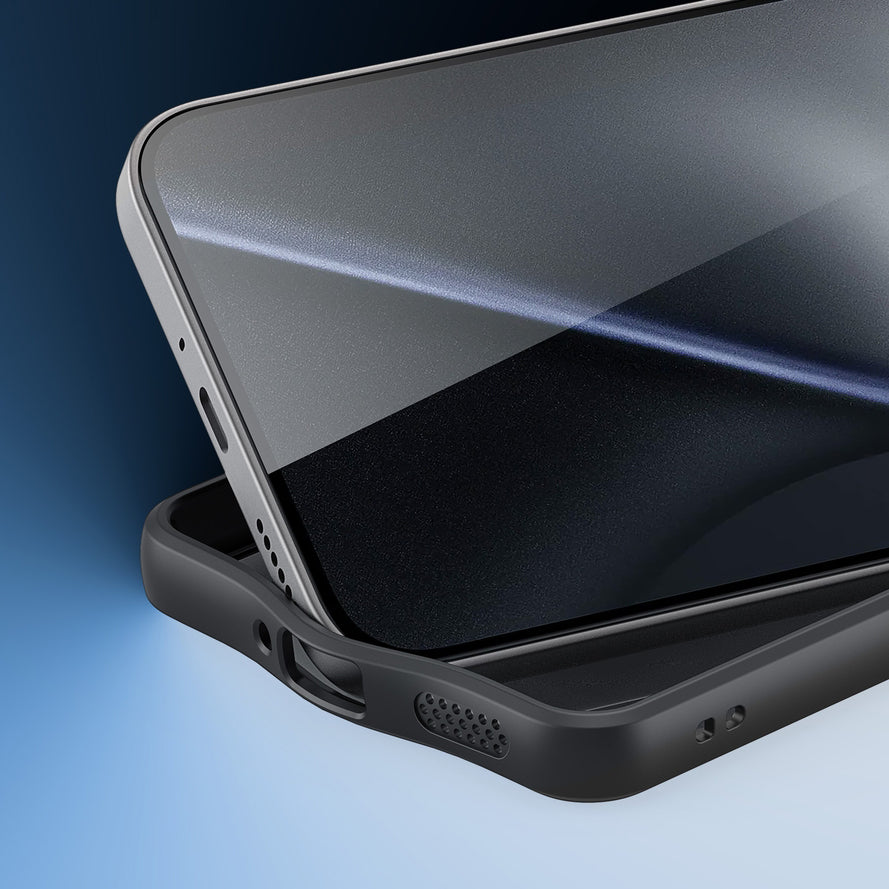 Handyhülle für Xiaomi 15T, Dux Ducis Aimo, Transparent mit schwarzen Rahmen