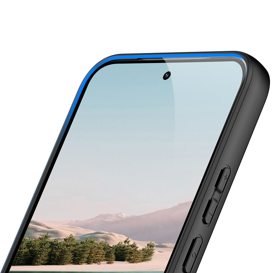 Handyhülle für Xiaomi 15T Pro, Dux Ducis Aimo, Transparent mit schwarzen Rahmen