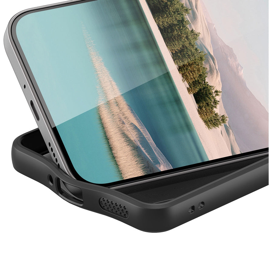 Handyhülle für Xiaomi 15T Pro, Dux Ducis Aimo, Transparent mit schwarzen Rahmen