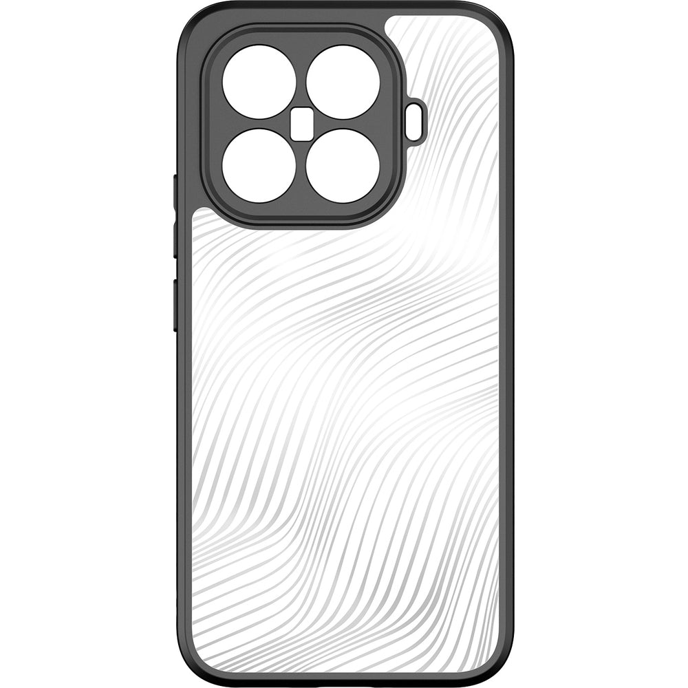 Handyhülle für Xiaomi 15T Pro, Dux Ducis Aimo, Transparent mit schwarzen Rahmen