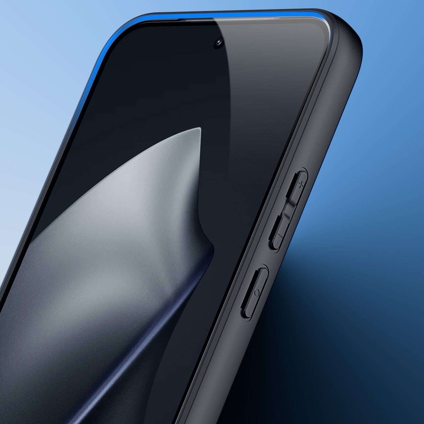 Handyhülle für Xiaomi 15T Pro, Dux Ducis Aimo, Transparent mit schwarzen Rahmen