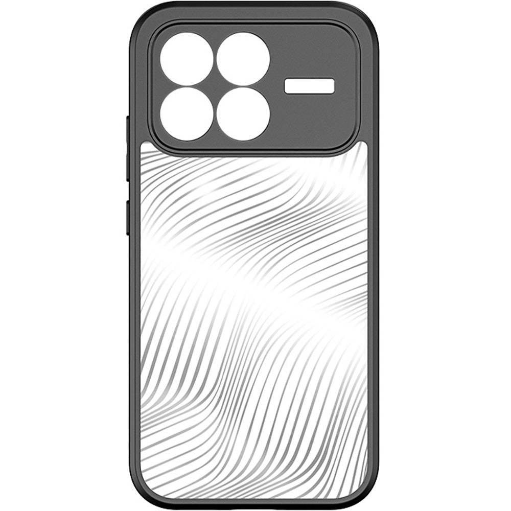 Handyhülle für Xiaomi POCO F8 Pro, Dux Ducis Aimo, Transparent mit Schwarzen Rahmen