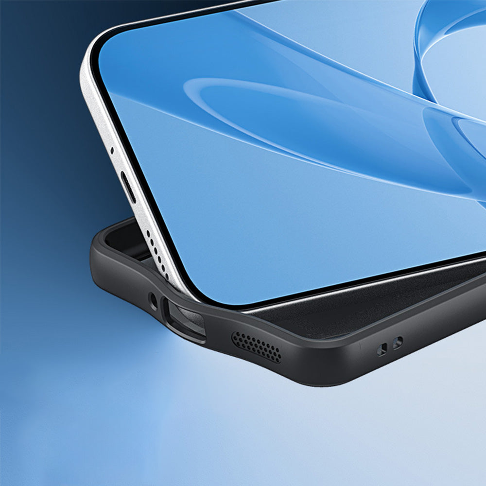 Handyhülle für Xiaomi POCO F8 Ultra, Dux Ducis Aimo, Transparent mit Schwarzen Rahmen