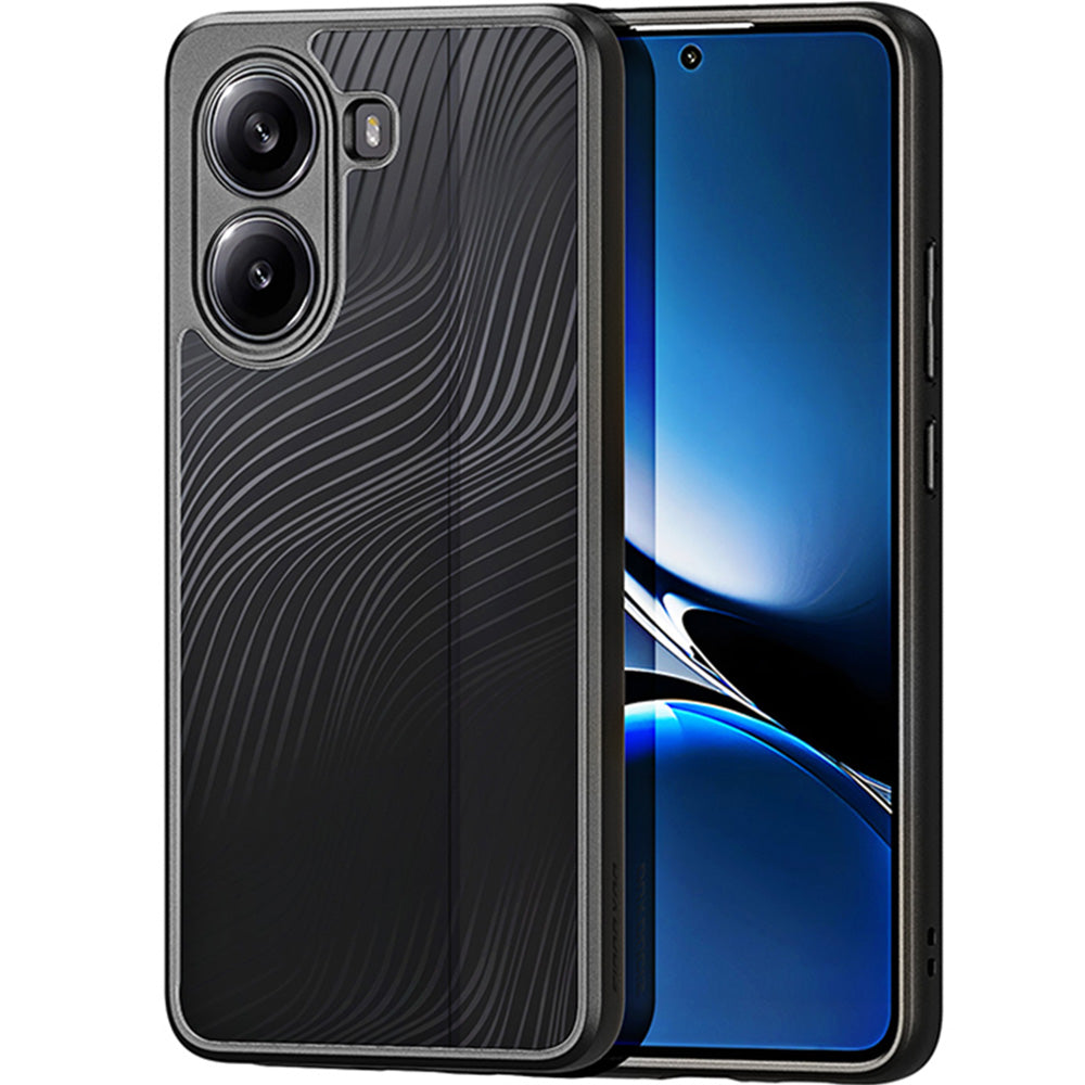 Handyhülle für Xiaomi POCO X7 Pro, Dux Ducis Aimo, Transparent mit Schwarzem Rand