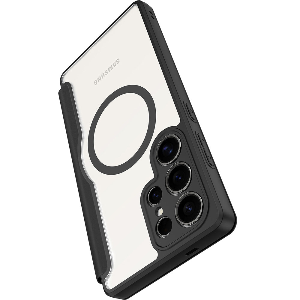 Handyhülle für Galaxy S25 Ultra, Dux Ducis Skin X Pro Magnetic mit MagSafe, Schwarz