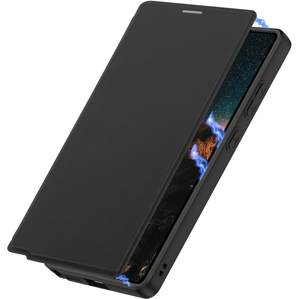 Handyhülle für Galaxy S25 Ultra, Dux Ducis Skin X Pro Magnetic mit MagSafe, Schwarz