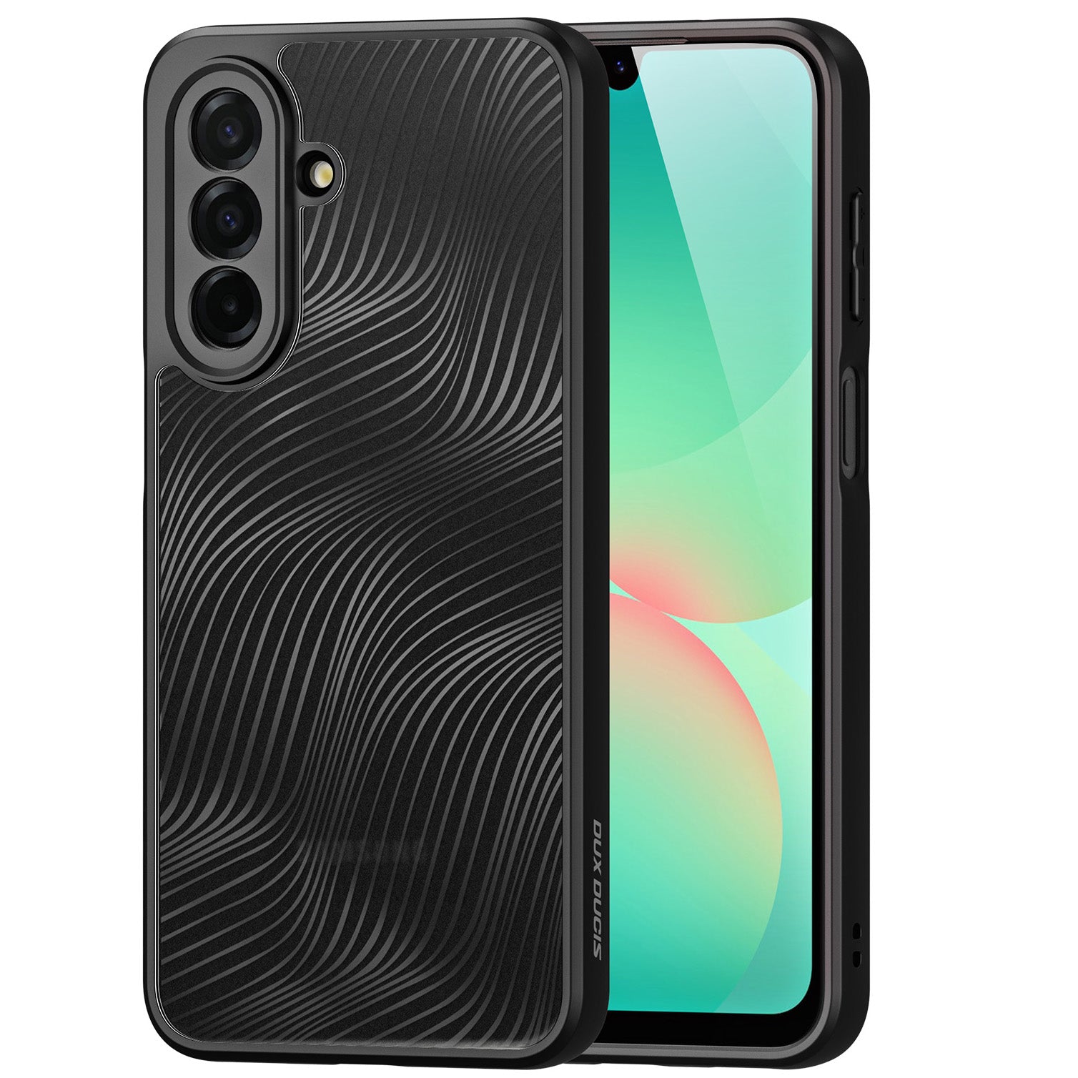 Handyhülle für Galaxy A27 5G, Dux Ducis Aimo, Transparent mit Schwarzen Rahmen