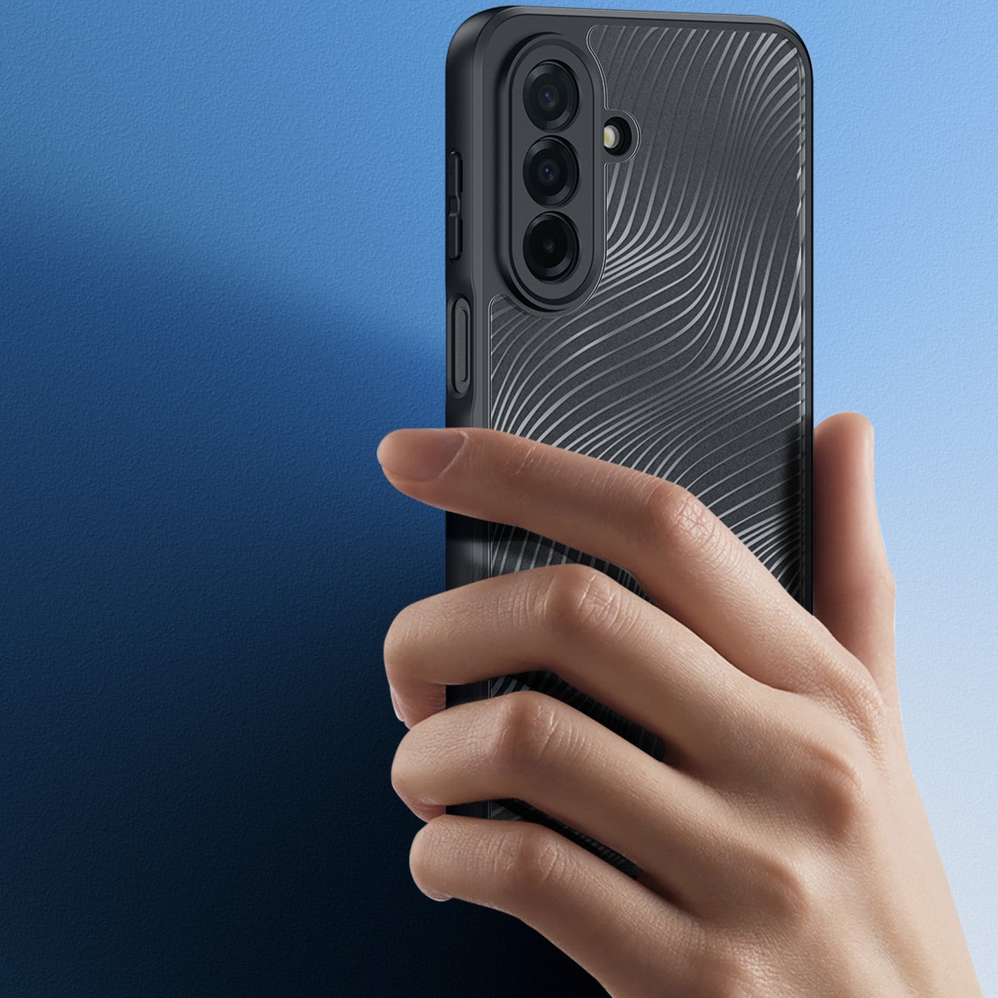 Handyhülle für Galaxy A27 5G, Dux Ducis Aimo, Transparent mit Schwarzen Rahmen