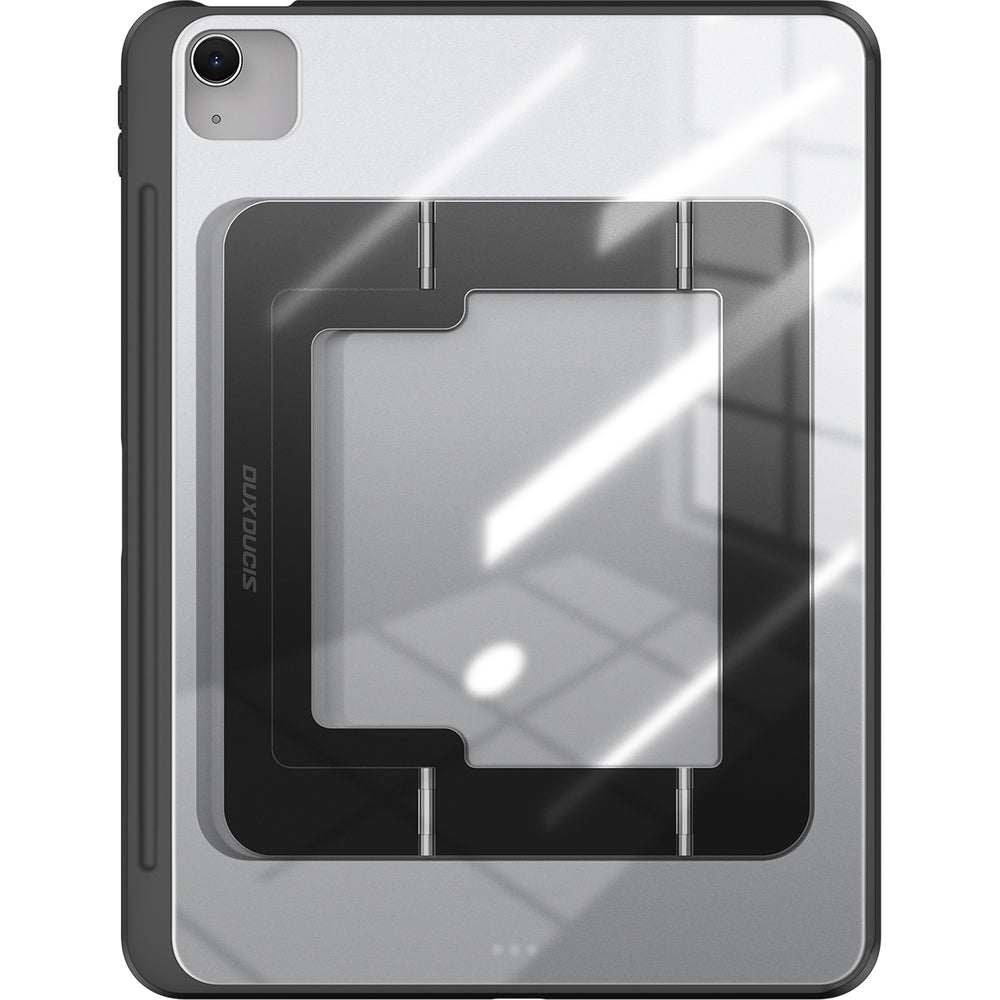 Schutzhülle mit Ständer für iPad Air 11" / 10.9" 2020-2026 / Pro 11" 2018-2022, Dux Ducis Axis, Transparent-schwarz