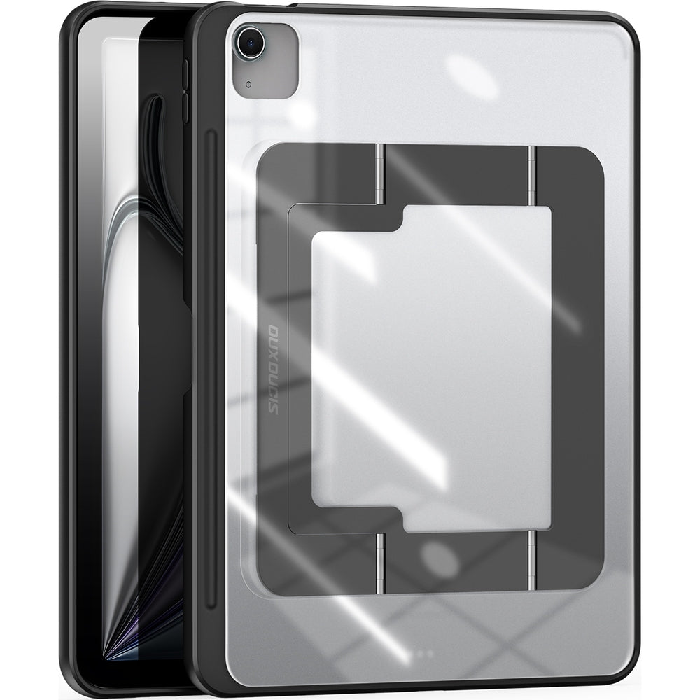 Schutzhülle mit Ständer für iPad Air 11" / 10.9" 2020-2026 / Pro 11" 2018-2022, Dux Ducis Axis, Transparent-schwarz