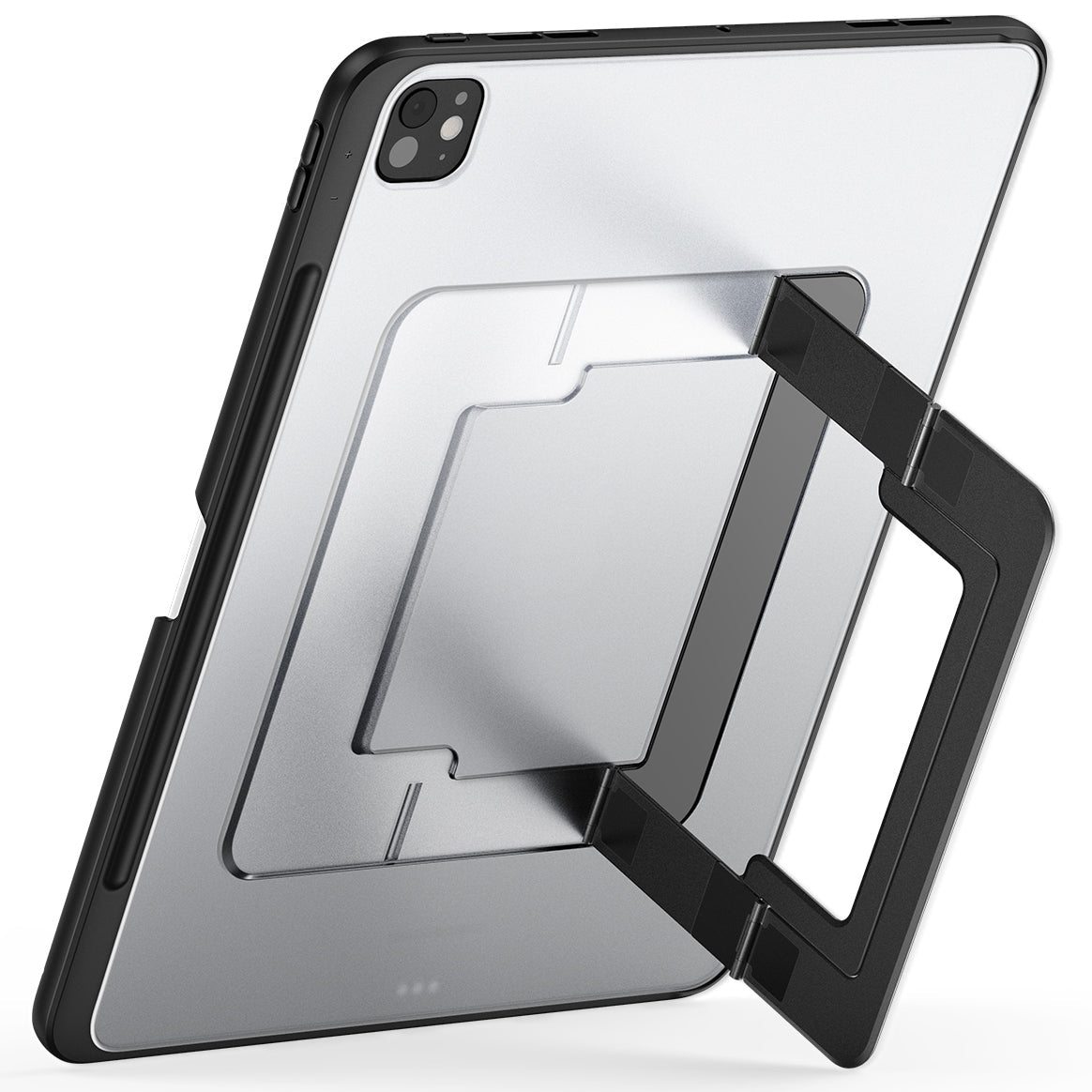 Schutzhülle mit Ständer für iPad Pro 11 M5 2025 / Pro 11" M4 2024, Dux Ducis Axis, Transparent-Schwarz
