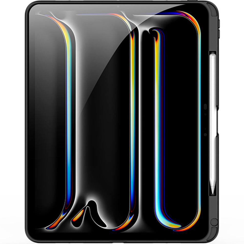 Schutzhülle mit Ständer für iPad Pro 13" 2025 / 2024, Dux Ducis Axis, Transparent-Schwarz