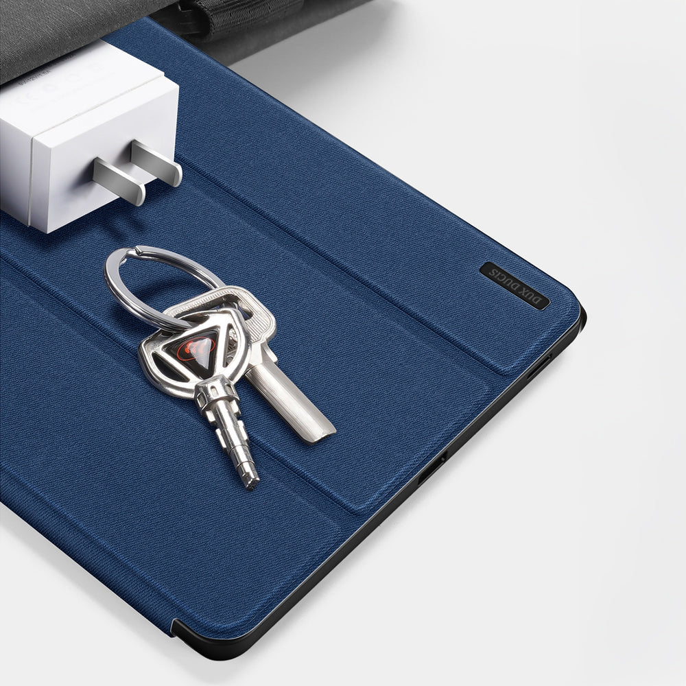 Handyhülle mit Klappe für Galaxy Tab S10 FE Plus, Dux Ducis Domo, Blau