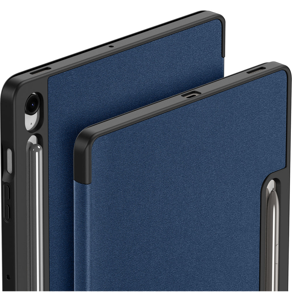 Handyhülle mit Klappe für Galaxy Tab S10 FE Plus, Dux Ducis Domo, Blau